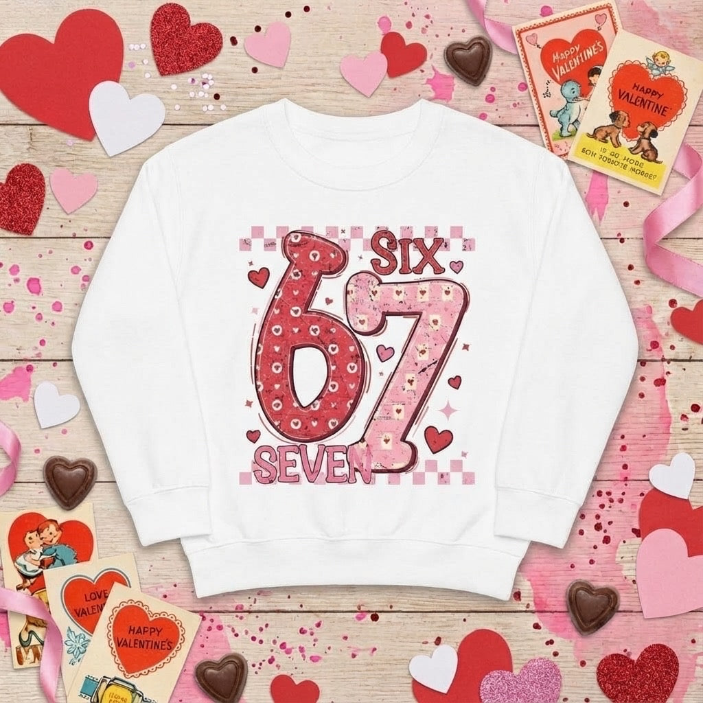 67 Valentine Kids Crewneck