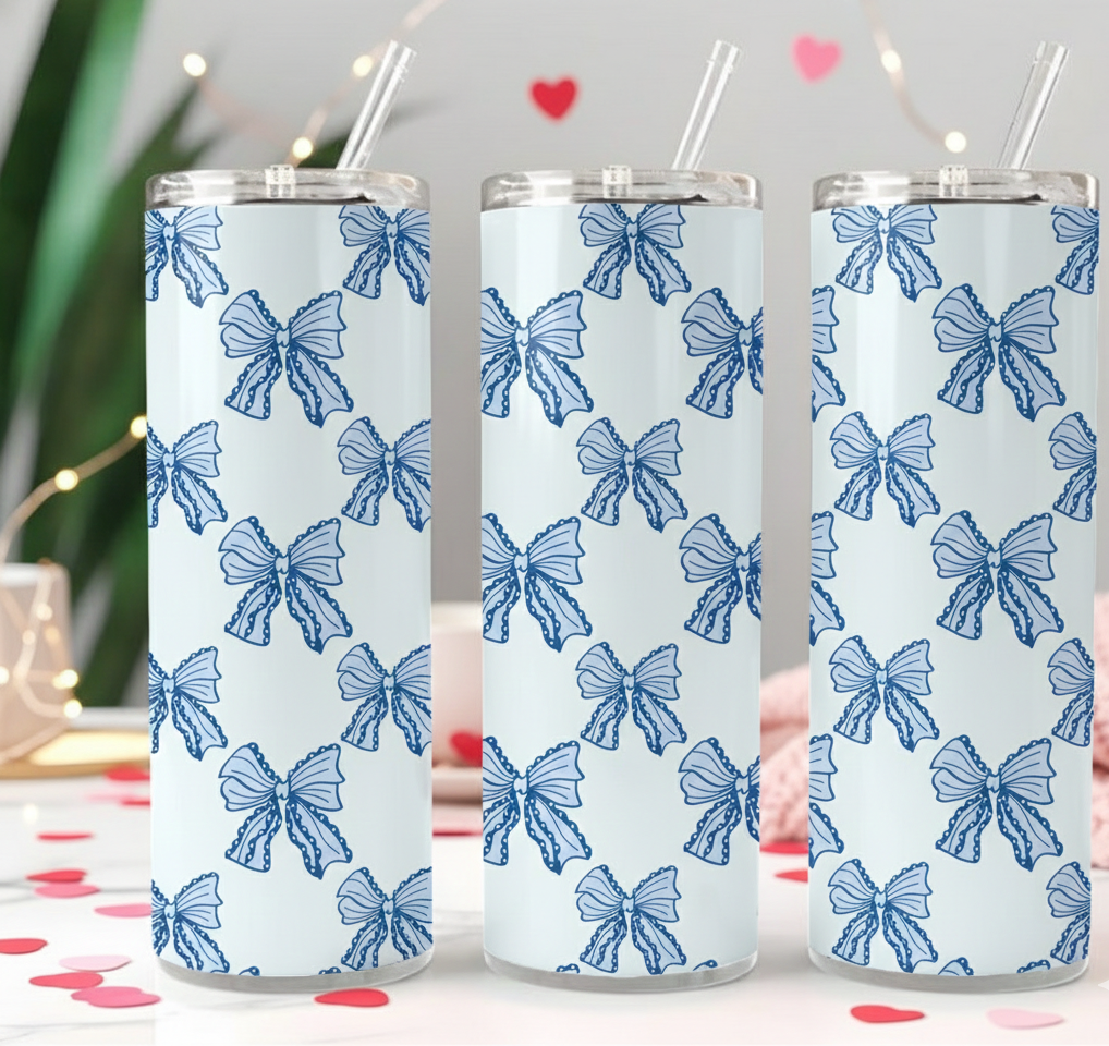 Blue Ribbon Valentine’s 20oz Tumbler