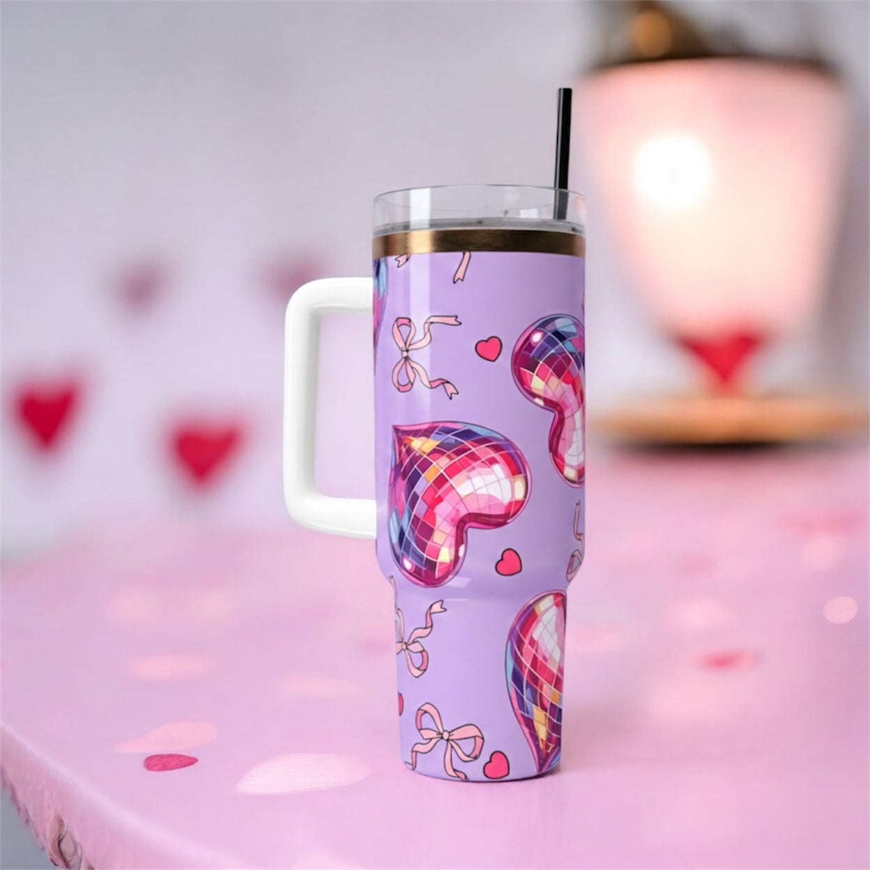 Disco Hearts Valentine’s 30oz Tumbler