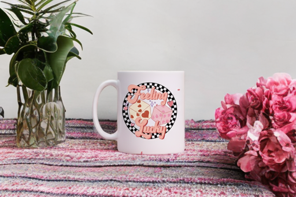 Feeling Lucky 15oz Valentine Coffee Mug