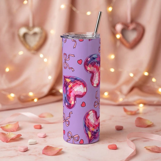 Disco Heart 20oz Tumbler – Valentine Collection