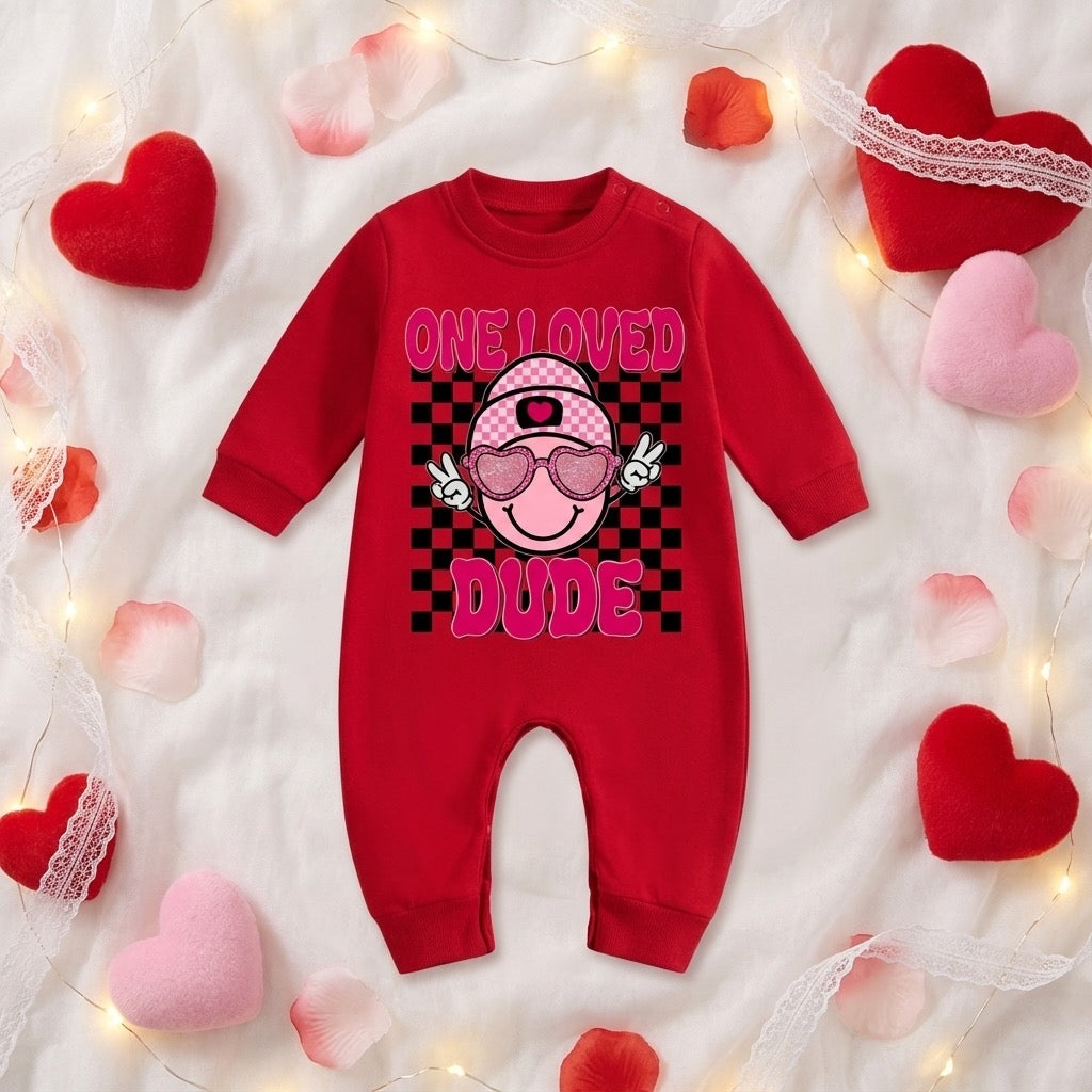 One Loved Dude Baby Jumper Onesie – Cute Baby Outfit