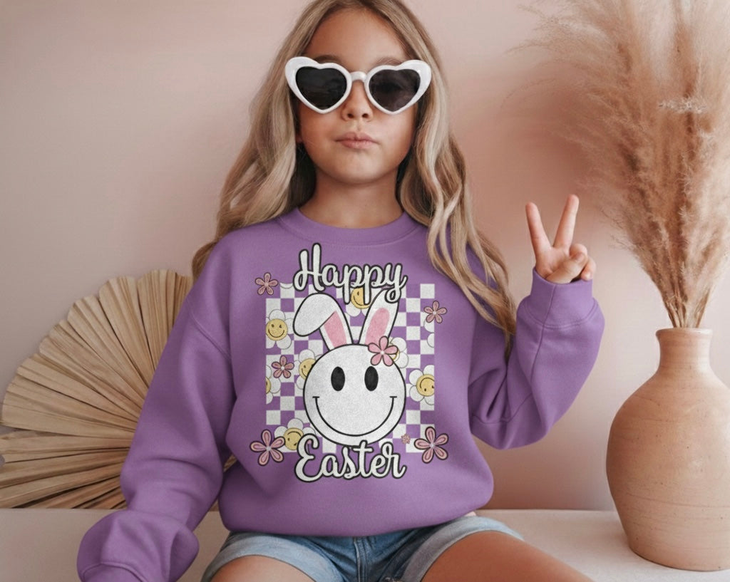 Happy Easter Girls Crewneck