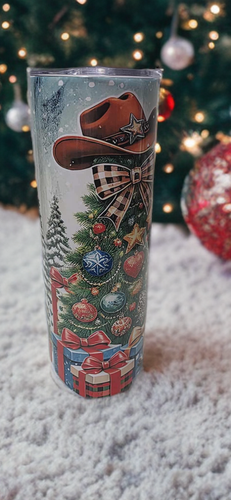 Rustic Christmas 20oz Tumbler