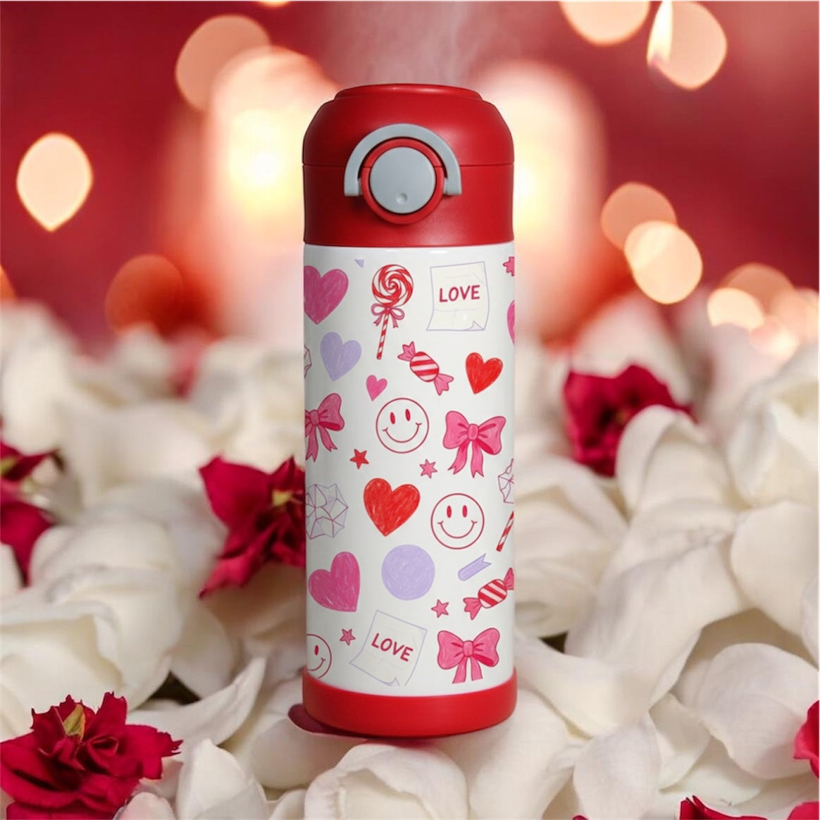 Retro Kids Valentine’s Tumbler