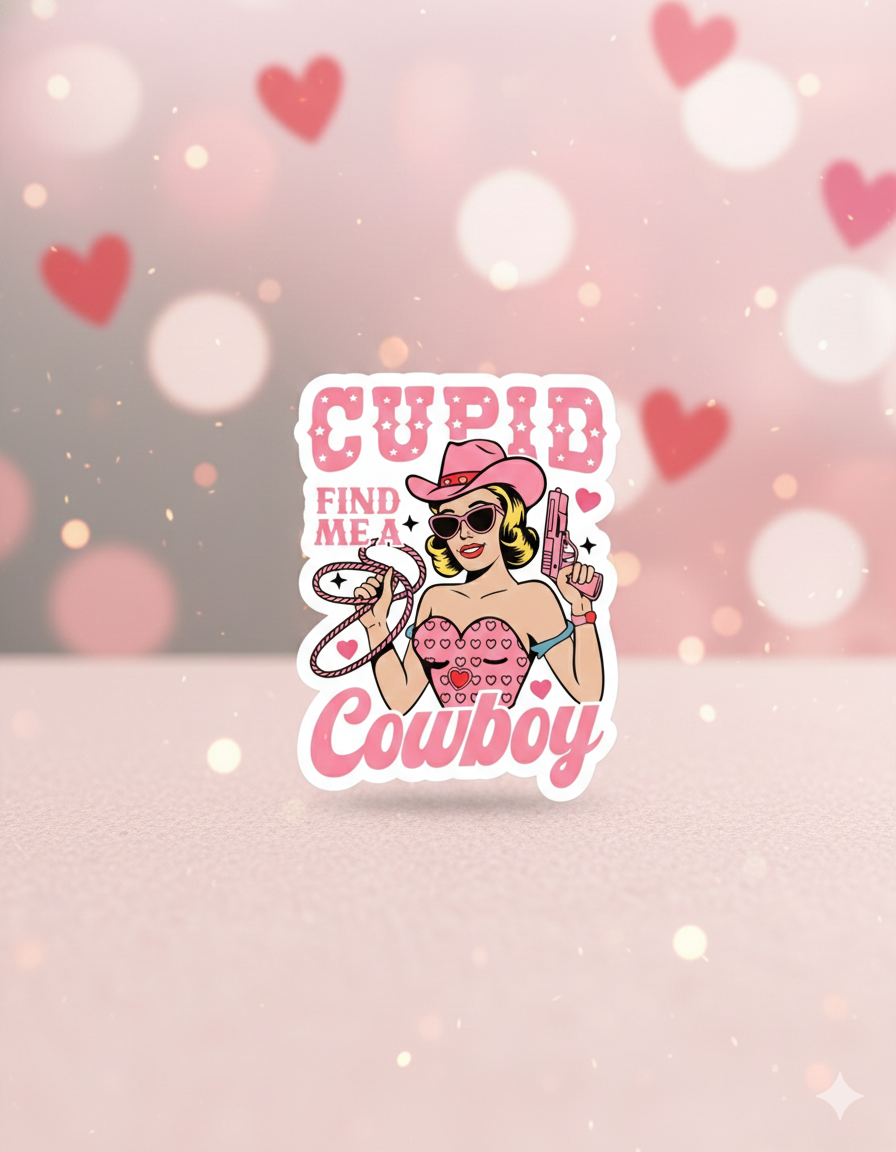 Cupid Find Me a Cowboy Medium Gift Basket – Valentine’s Gift Set