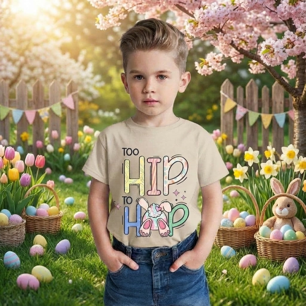 Too Hip to Hop Boys Easter T-Shirt