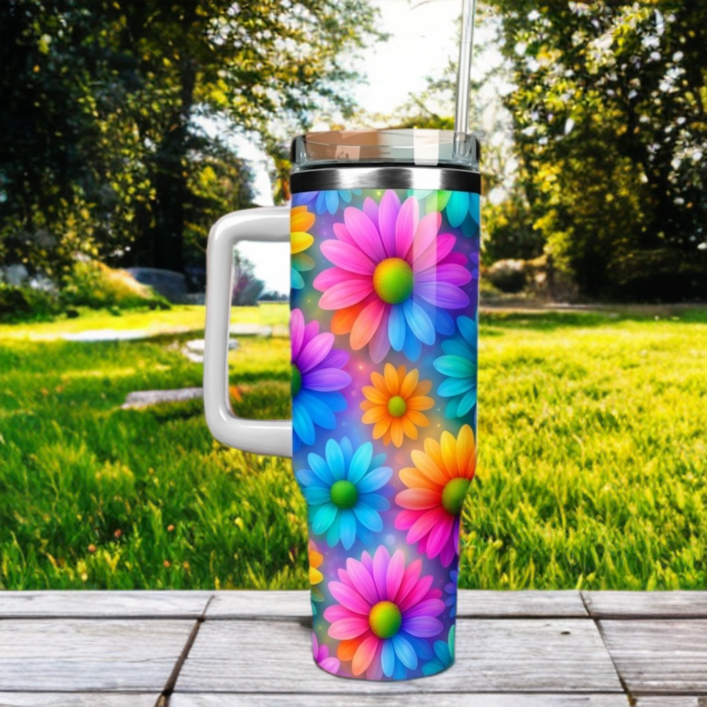 Colorful Sunflowers 30oz Tumbler