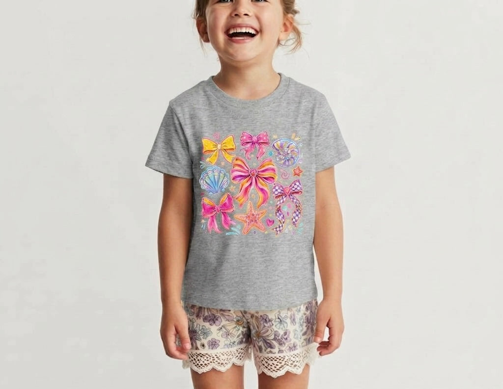 Coquette Seashell Girls T-Shirt