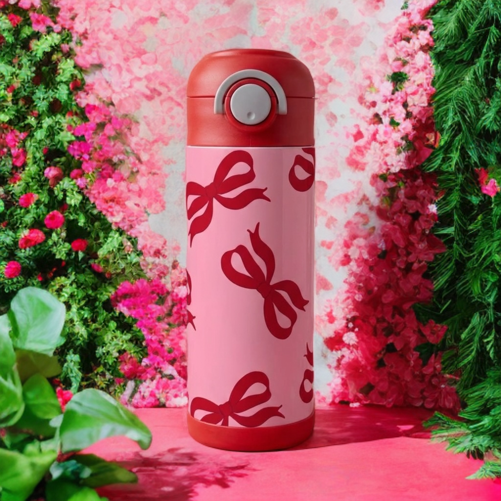 Kids Ribbon Tumbler – Cute Kids Drinkware Cup