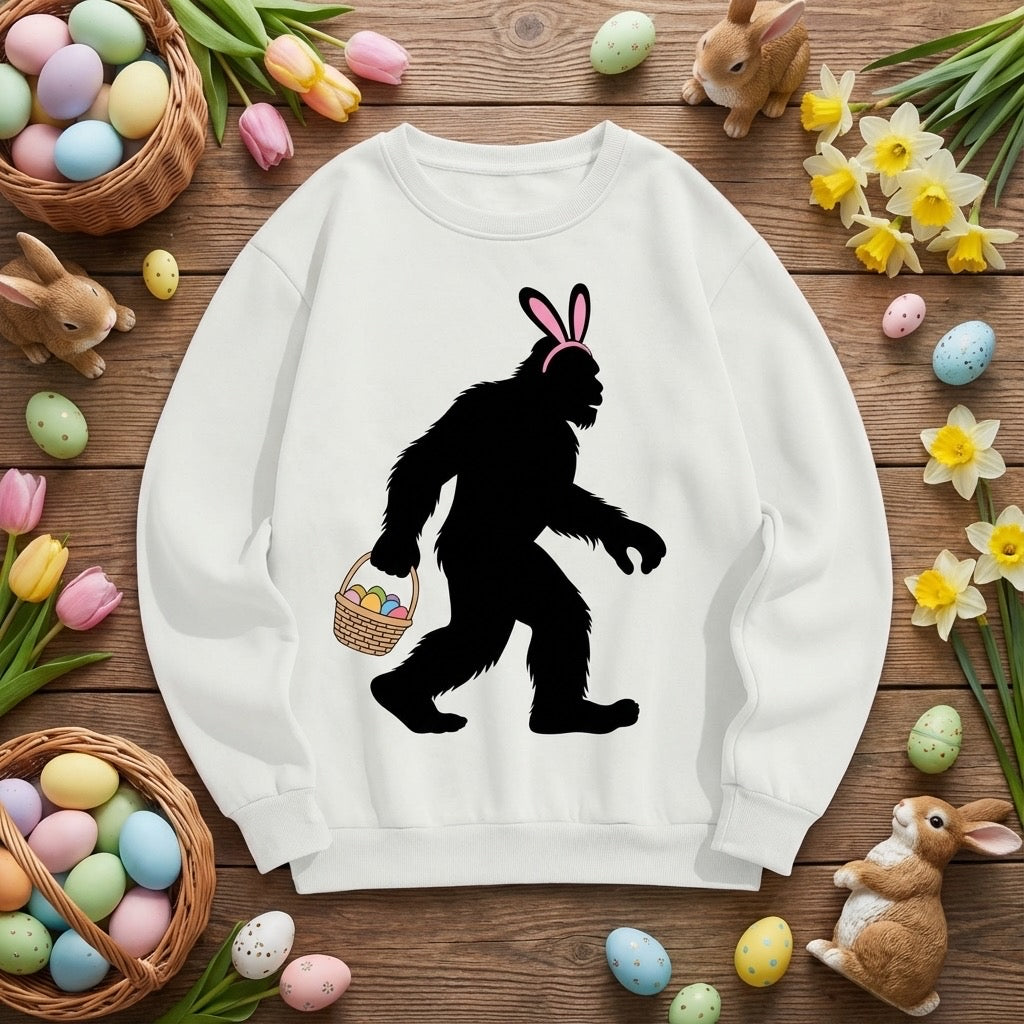 Bigfoot Easter Crewneck – Funny Easter Sweatshirt