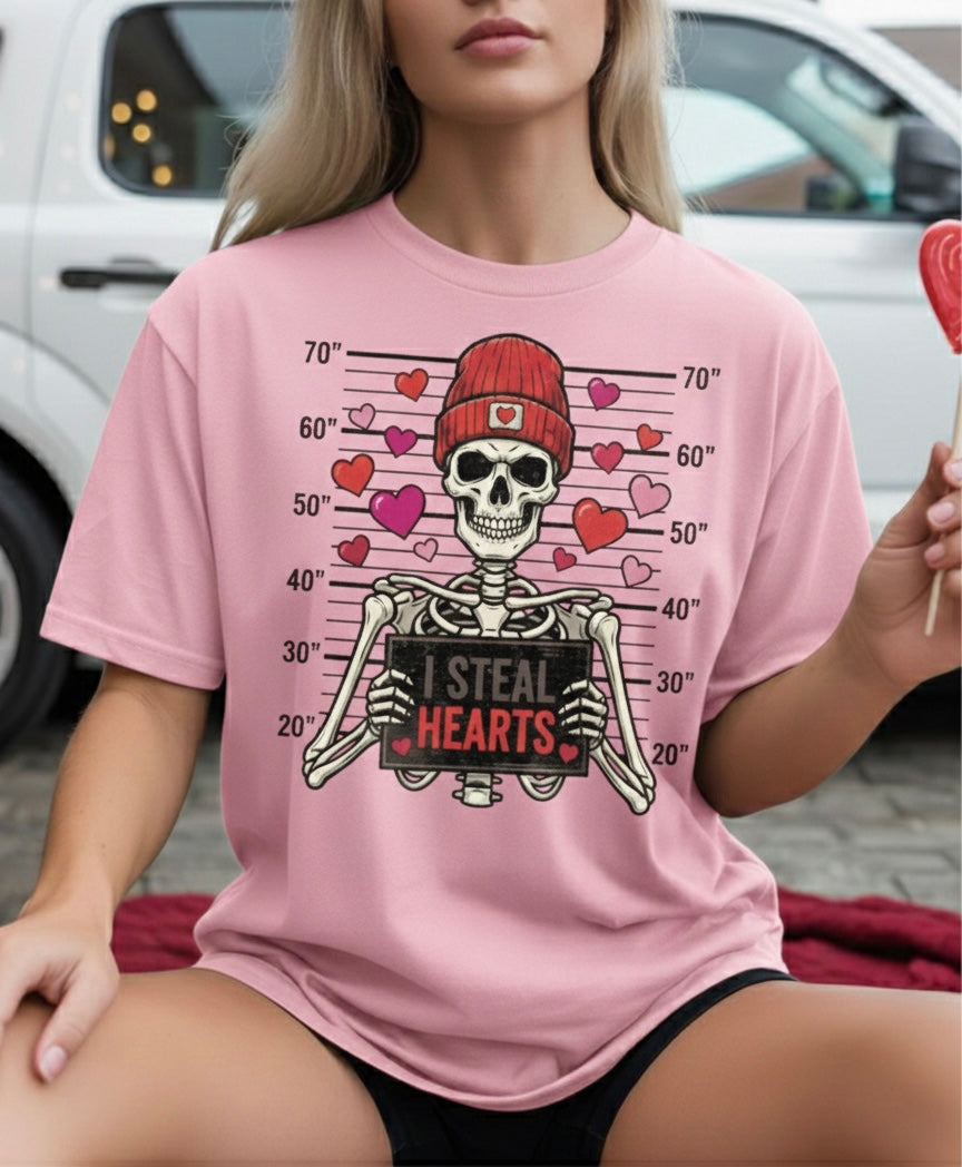I Steal Hearts Valentine T-Shirt
