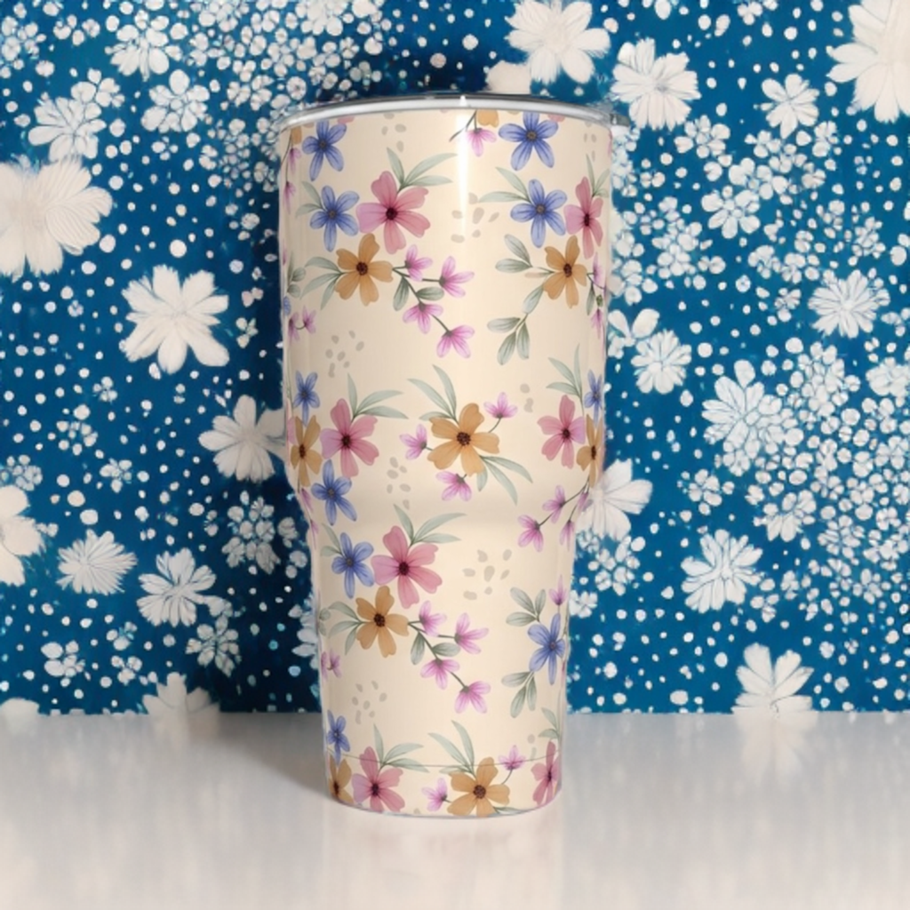 Floral 40oz Tumbler