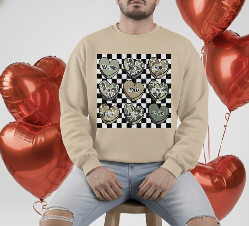 Men’s Country Valentine Crewneck