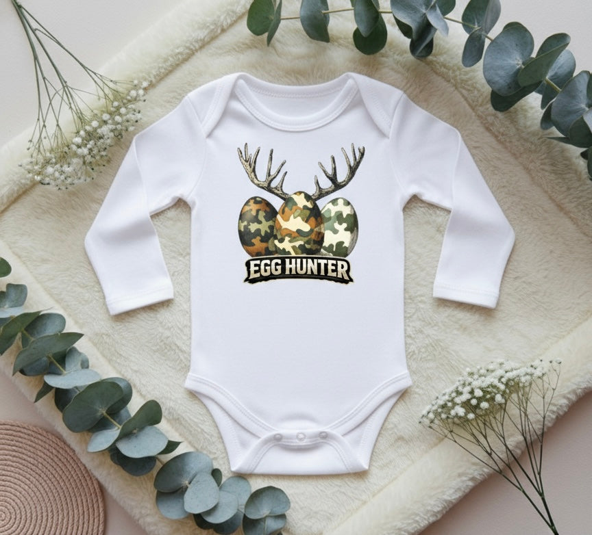 Egg Hunter Baby Easter Onesie