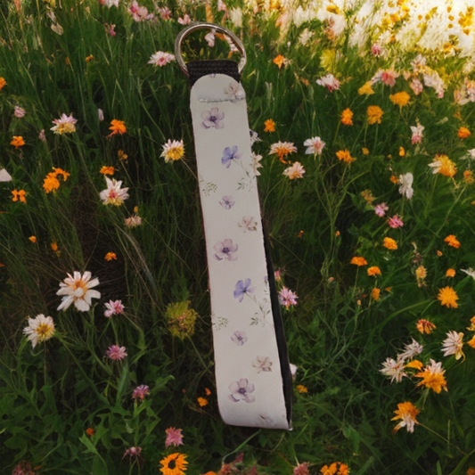 Floral Keychain Lanyard