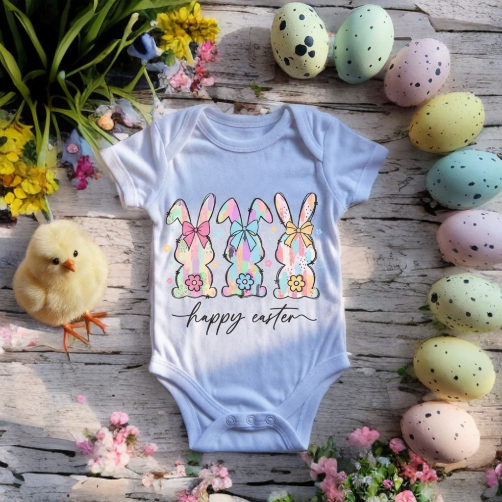 Happy Easter Baby Onesie – Easter Baby Bodysuit