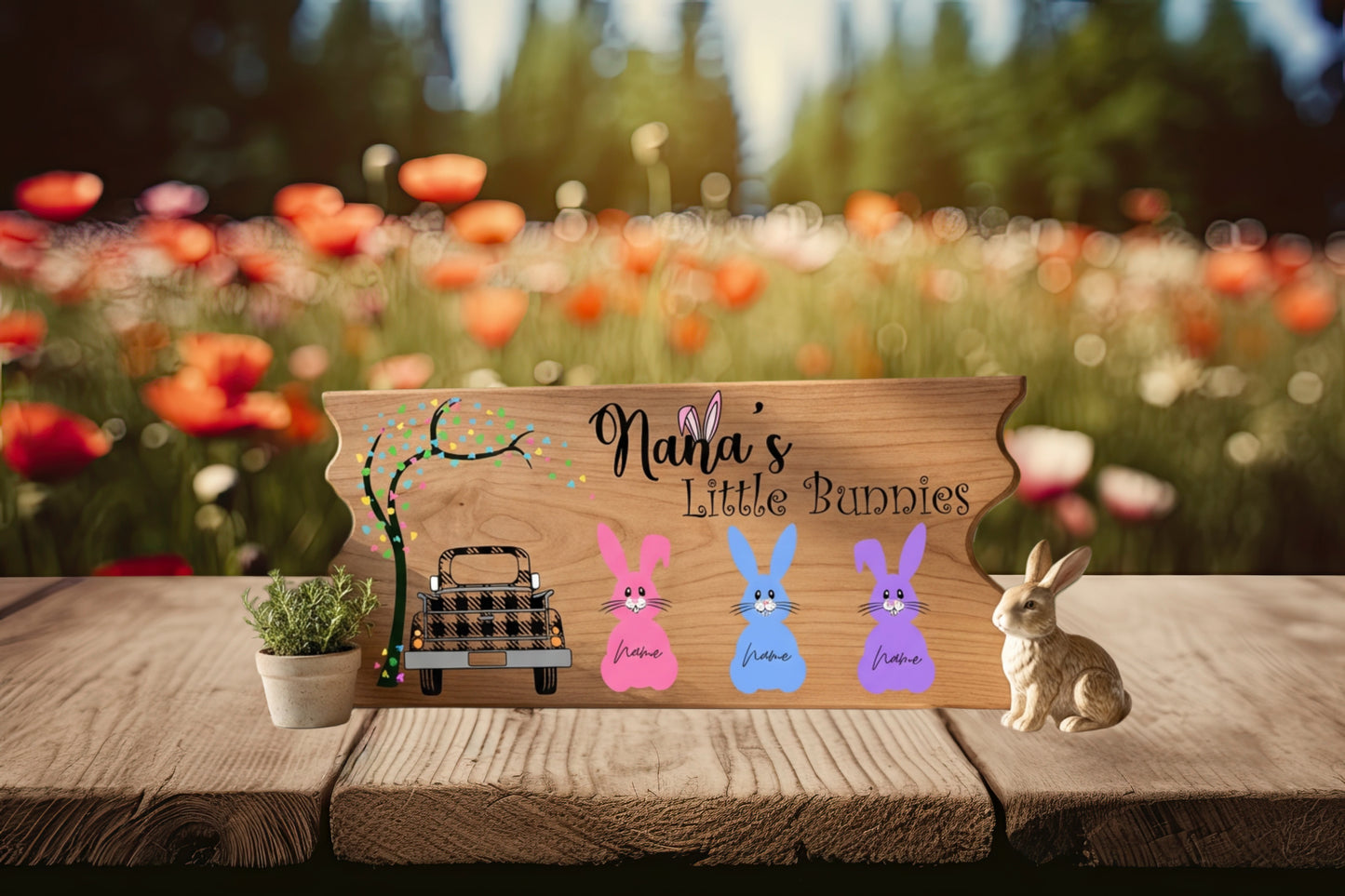 Nana’s Little Bunnies – Custom Sign