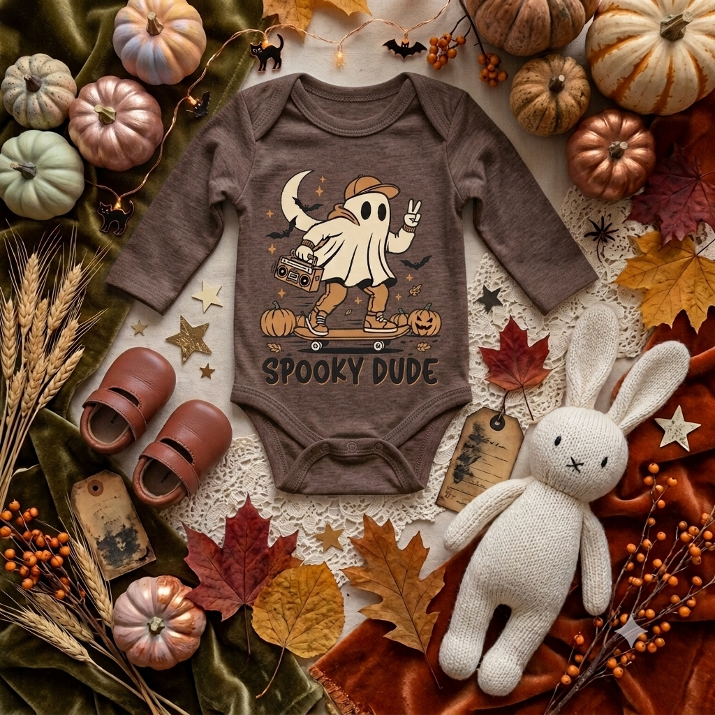 Spooky Dude Baby Onesie