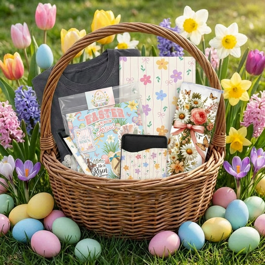 He Is Risen – Medium Easter Gift Basket