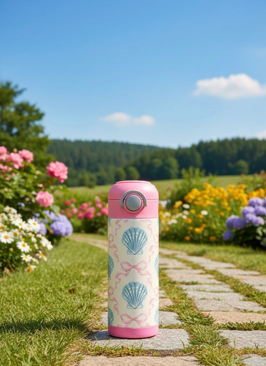 Coquette Seashell Kids Tumbler
