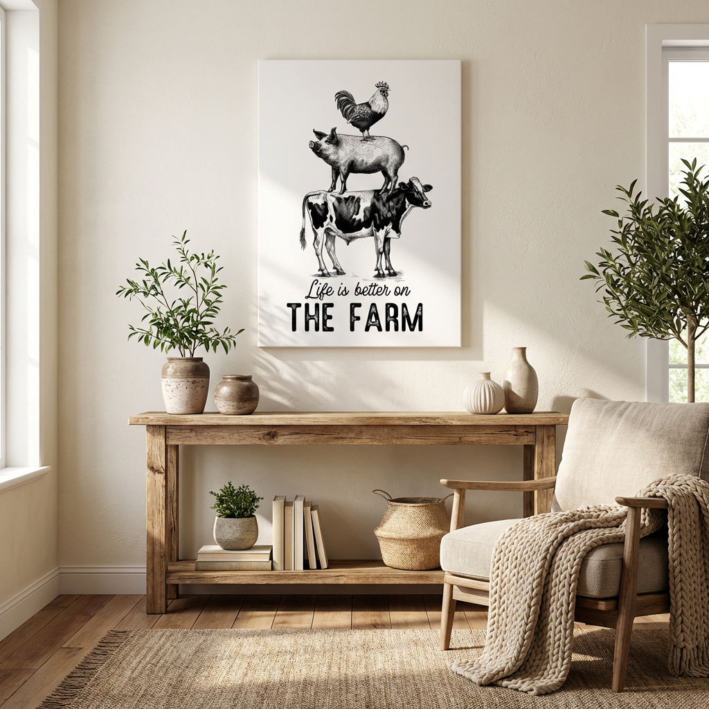 Life Is Better on the Farm – Home Decor Sign (12x16)