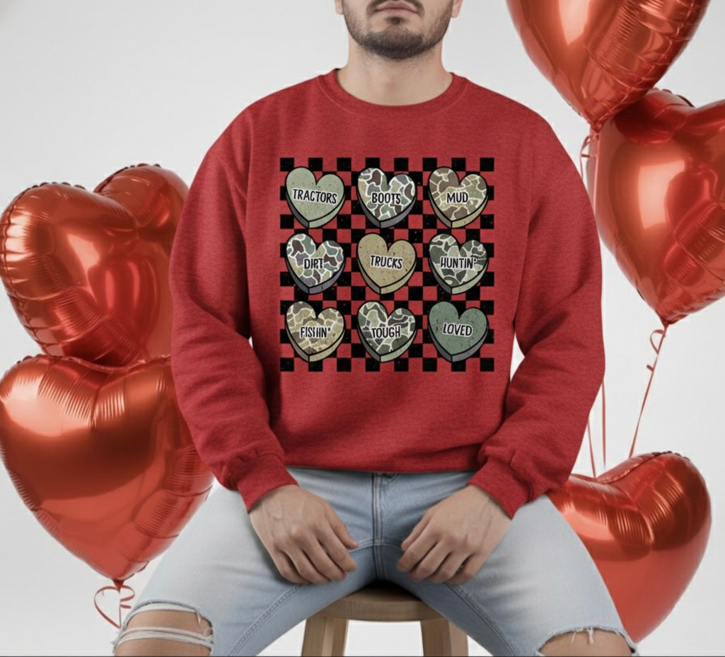 Men’s Country Valentine Crewneck