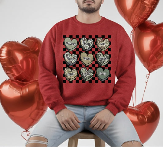 Men’s Country Valentine Crewneck