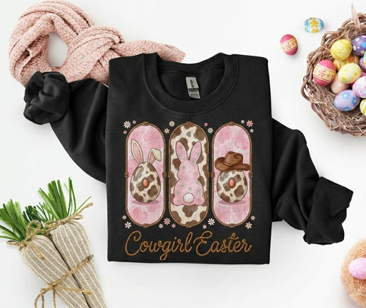 Cowgirl Easter Crewneck