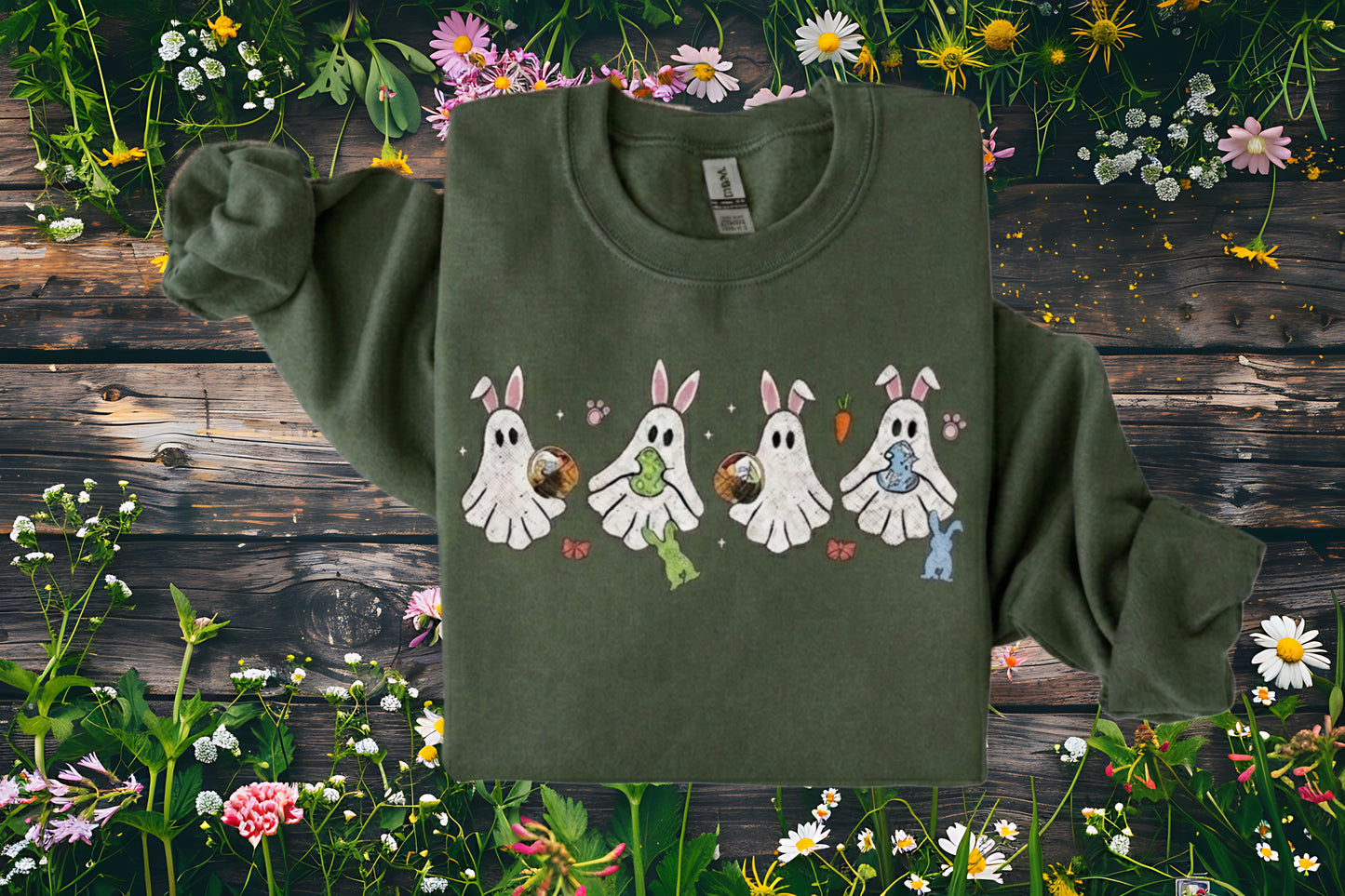 Ghost Bunnies Crewneck