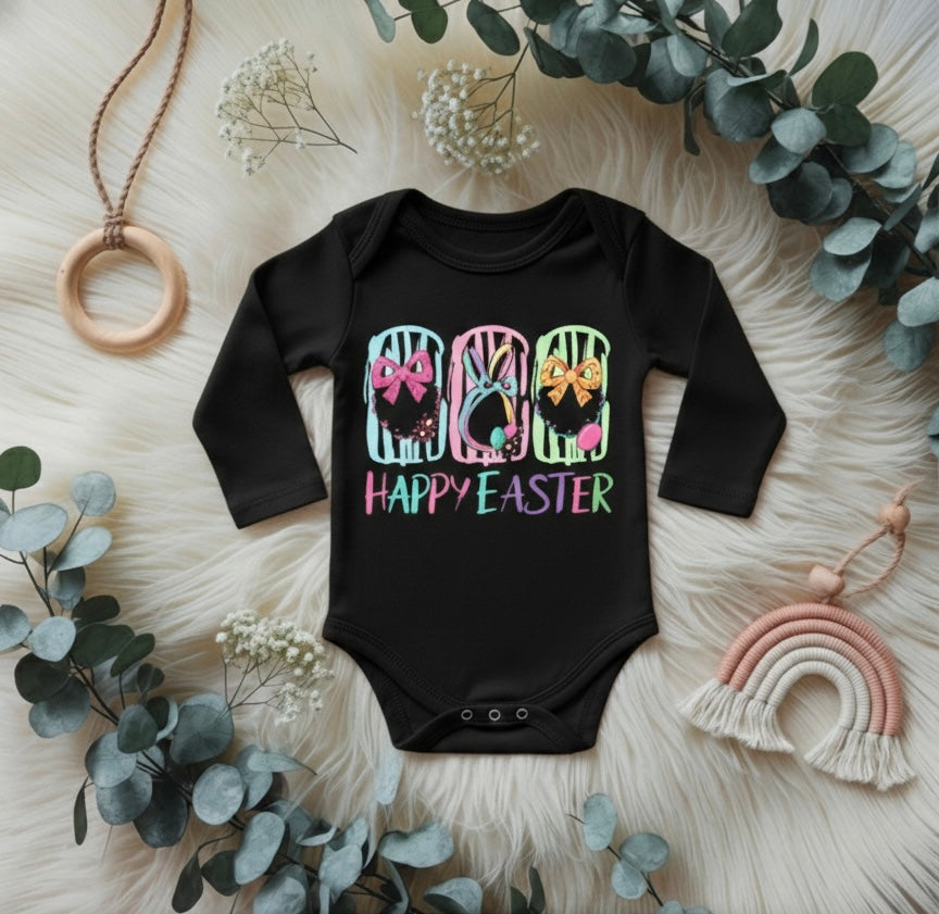 Happy Easter Long Sleeve Onesie