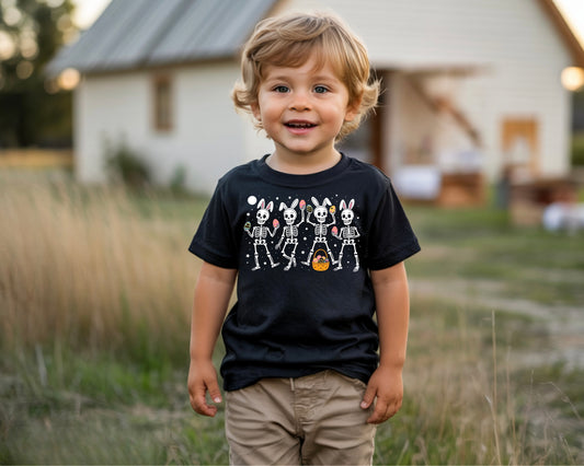 Skeleton Bunny Toddler T-Shirt