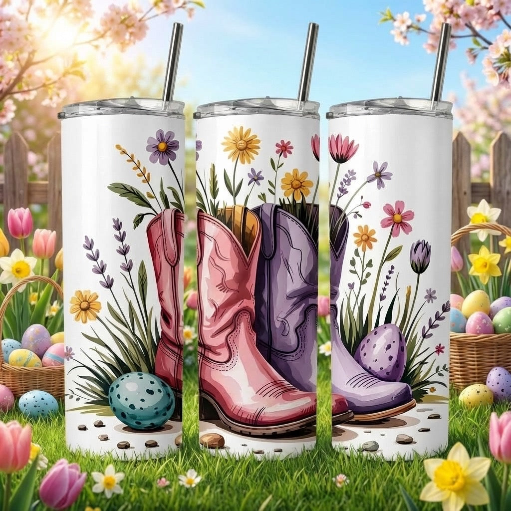 Western Easter 20oz Tumbler – Country Spring Drinkware