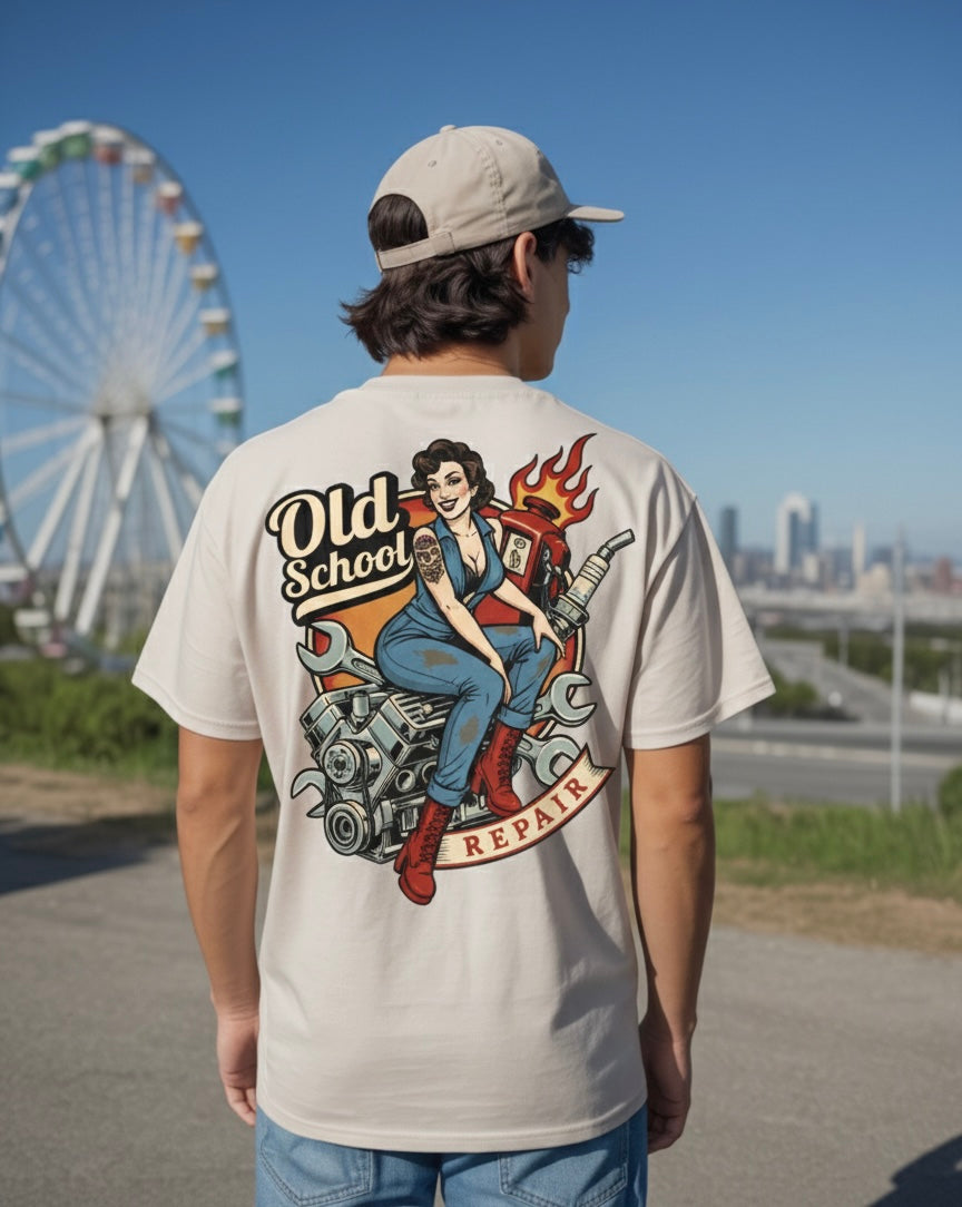 Old School Repair Men T-Shirt