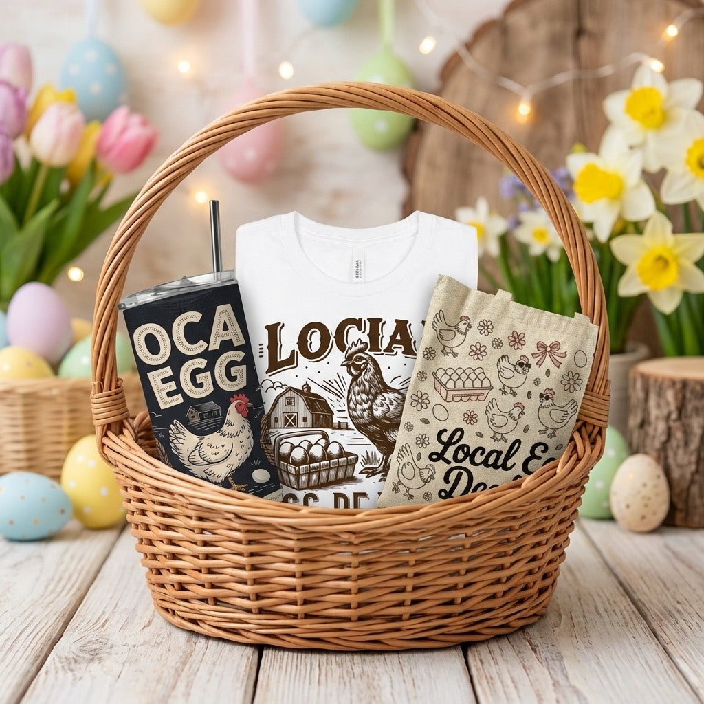 Local Egg Dealer Medium Easter Basket