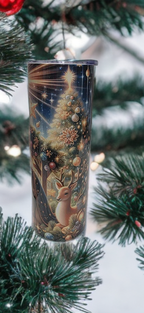 Silent Night Nativity 20oz tumbler-Holiday insulated cup