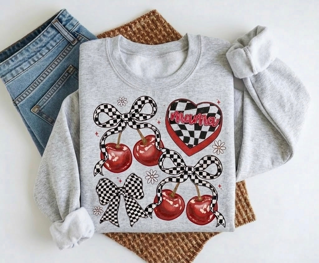 Mama Cherry Crewneck