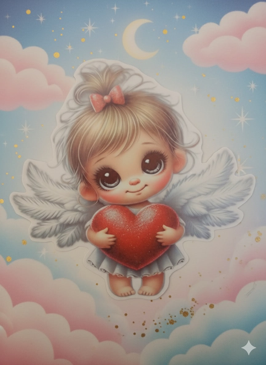 Angel Car Decal – Vinyl Sticker