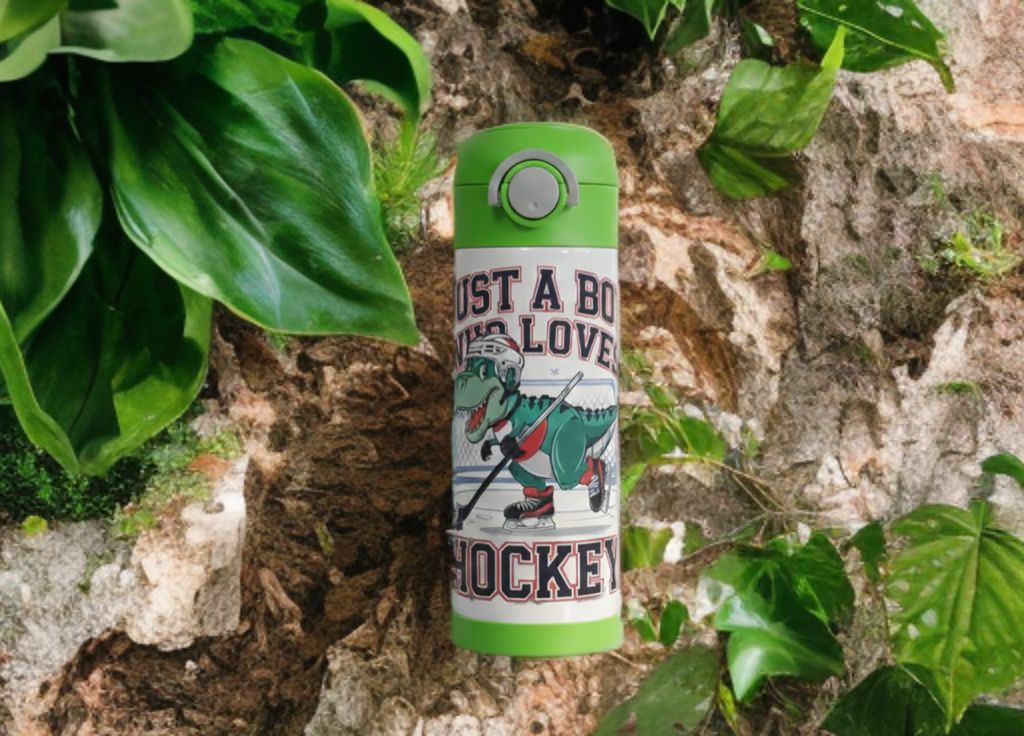 Just a Boy Who Loves Hockey Kids Tumbler – Sports-Themed Drinkware