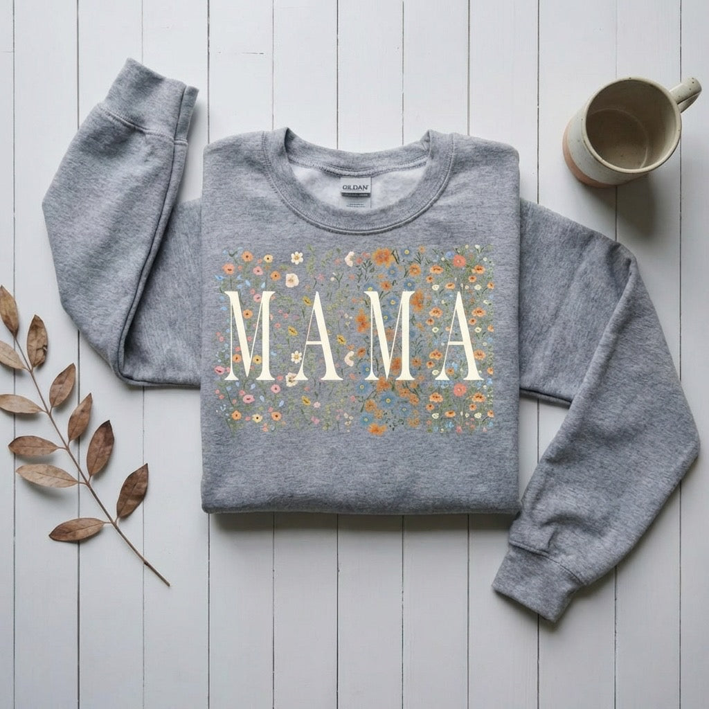 Floral Mama Crewneck