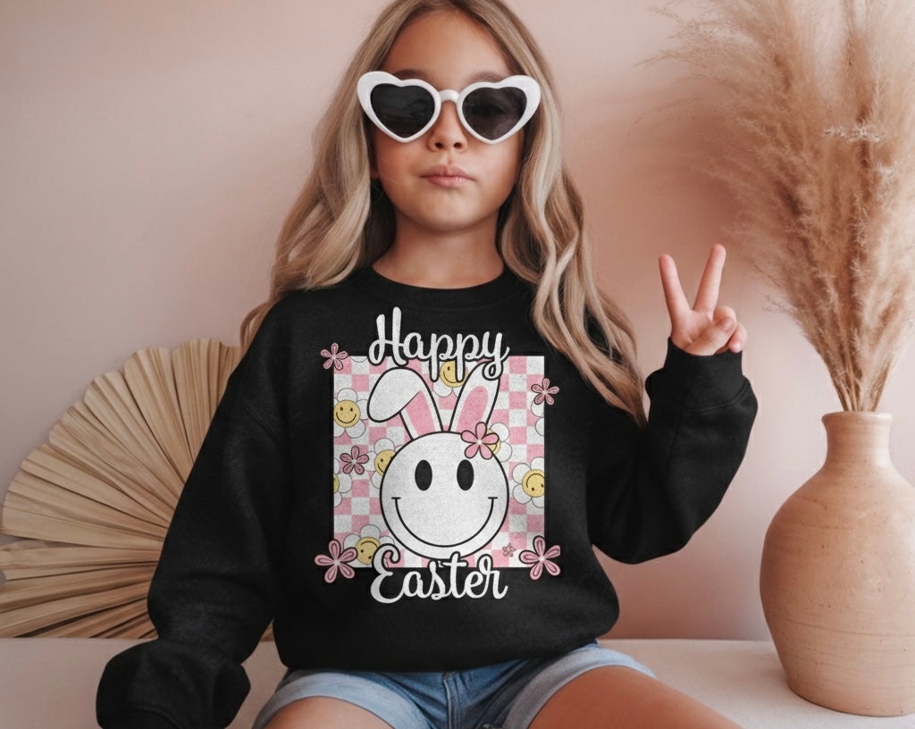 Happy Easter Girls Crewneck
