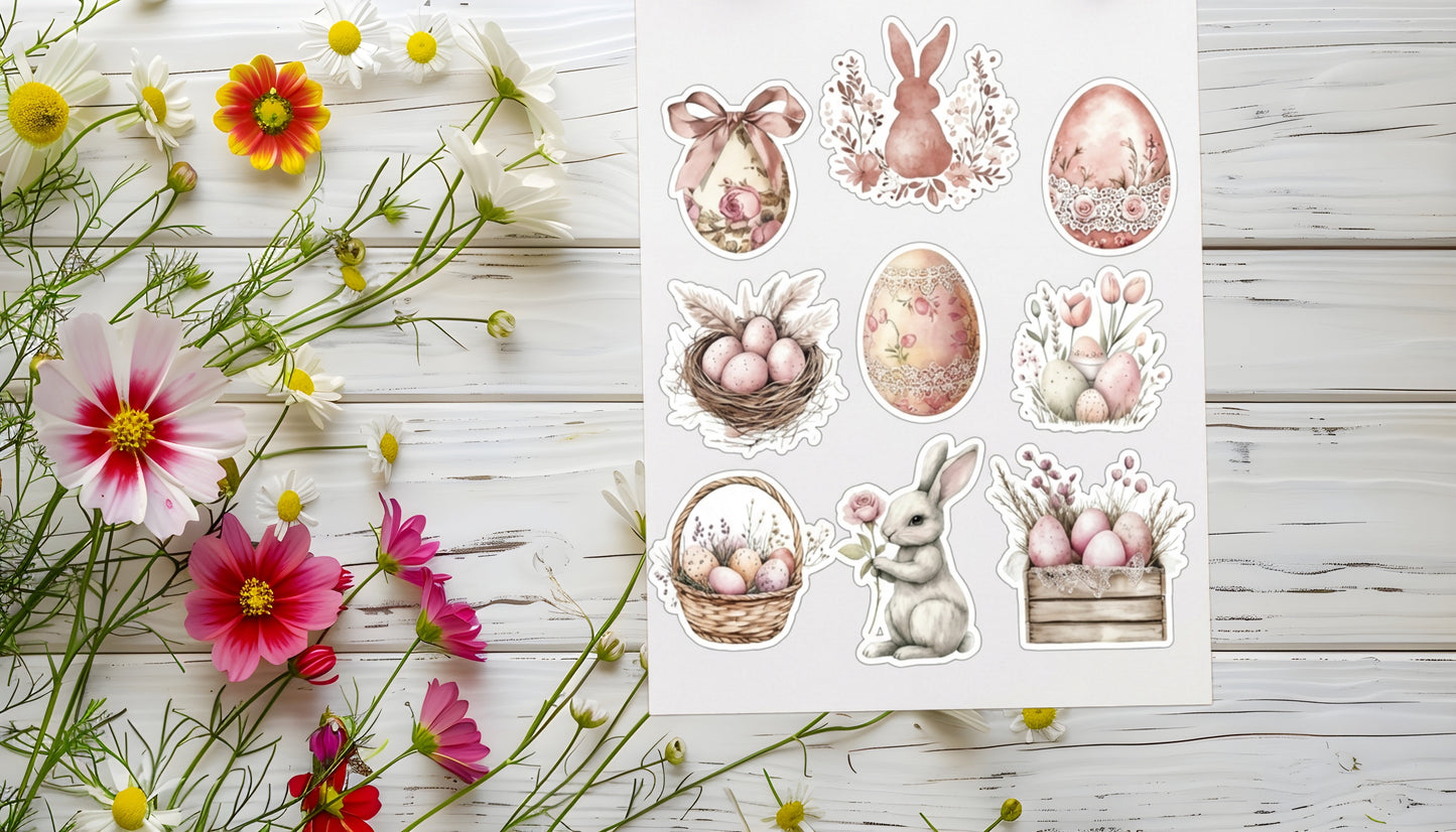 Pastel Easter Sticker Sheet