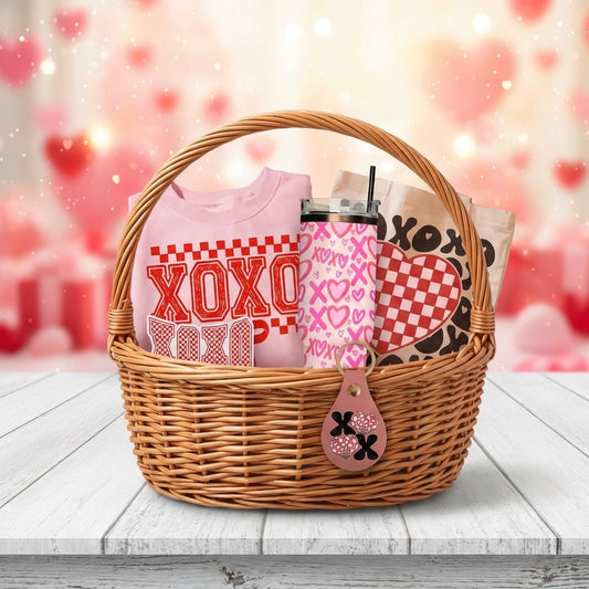 XOXO Large Valentine’s Gift Basket