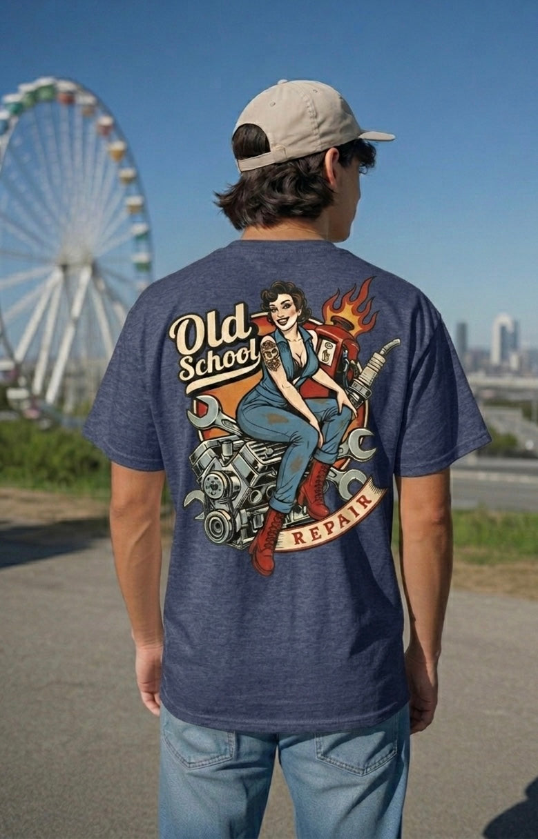 Old School Repair Men T-Shirt