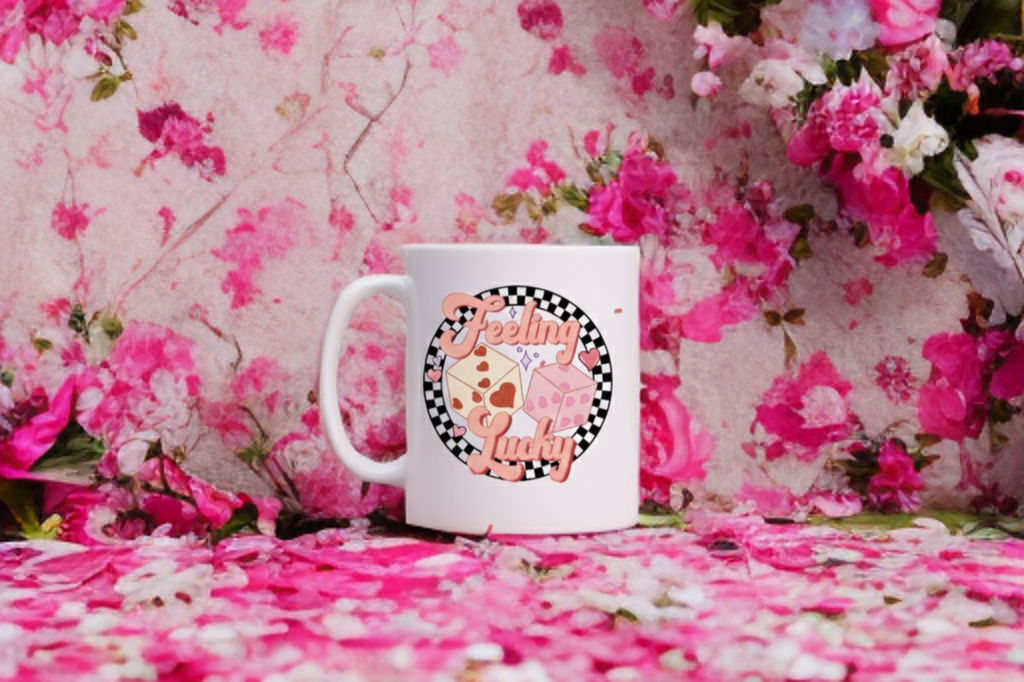 Feeling Lucky 15oz Valentine Coffee Mug