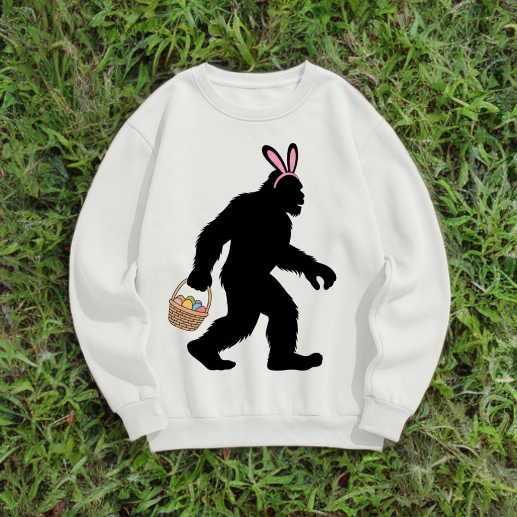 Bigfoot Easter Crewneck – Funny Easter Sweatshirt