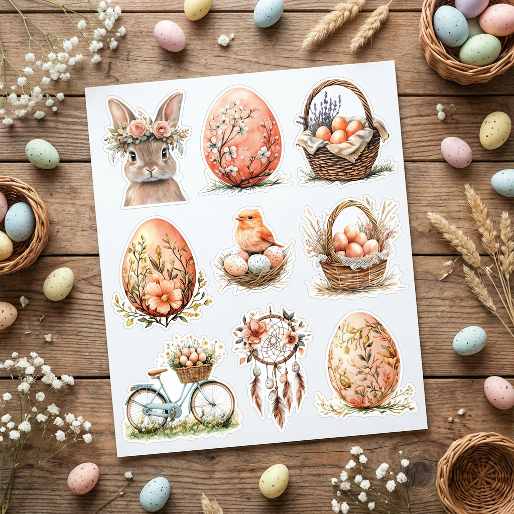 Easter Sticker Sheet