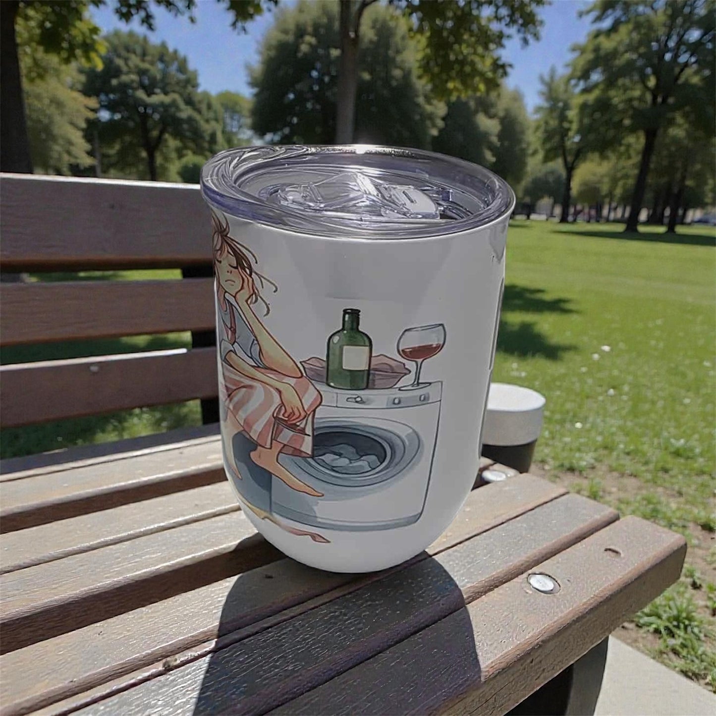 Mama Needs Wine Wine Tumbler – Funny Mom Drinkware