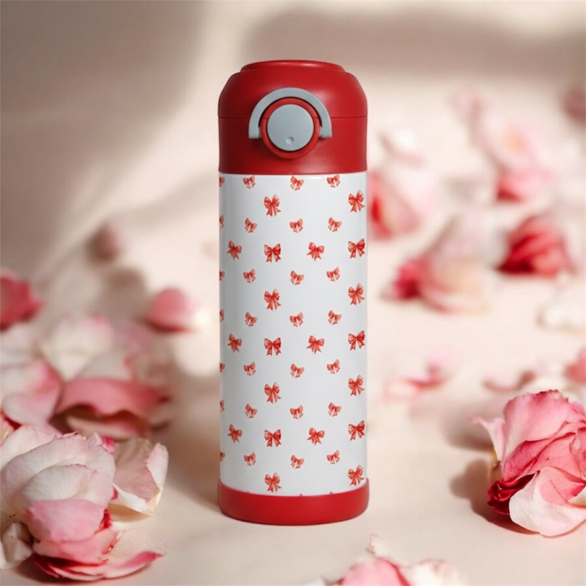 Coquette Ribbon Valentine’s Kids Tumbler