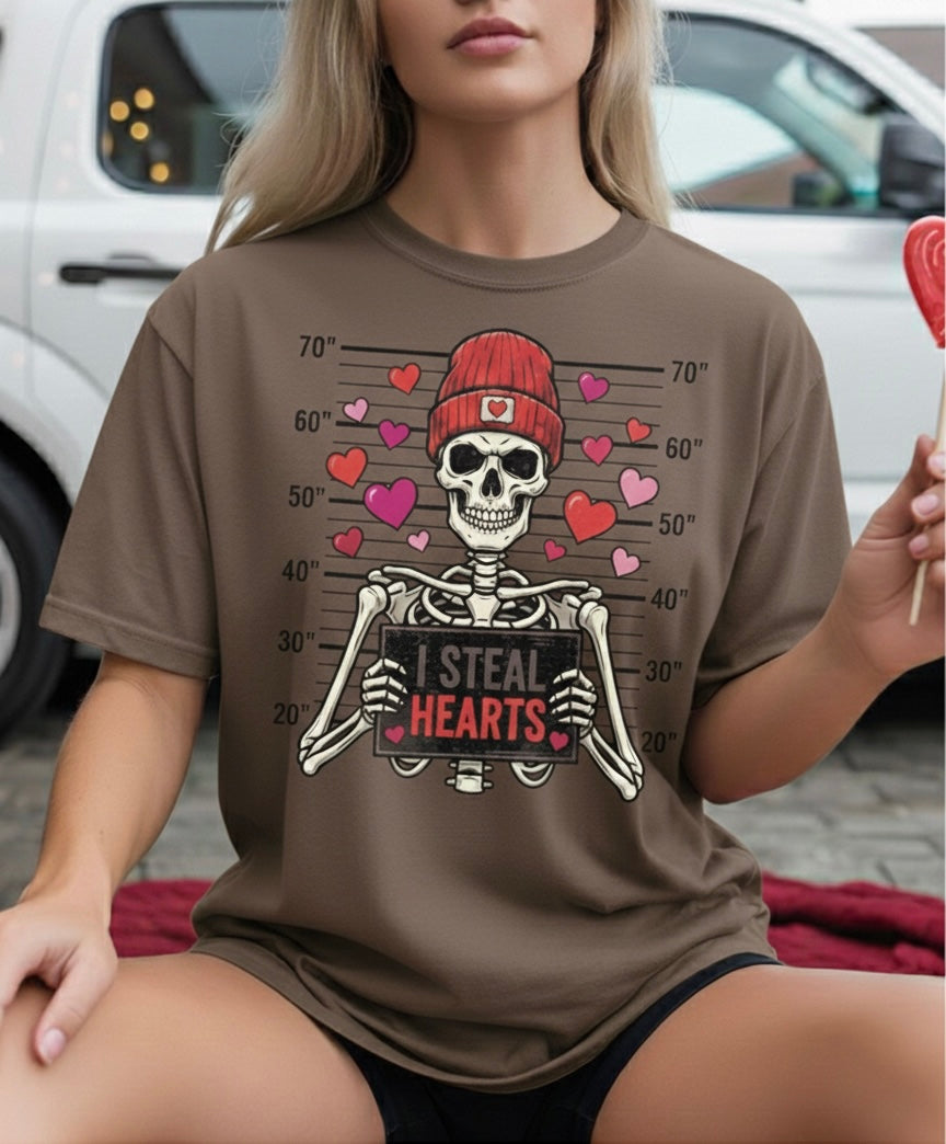 I Steal Hearts Valentine T-Shirt